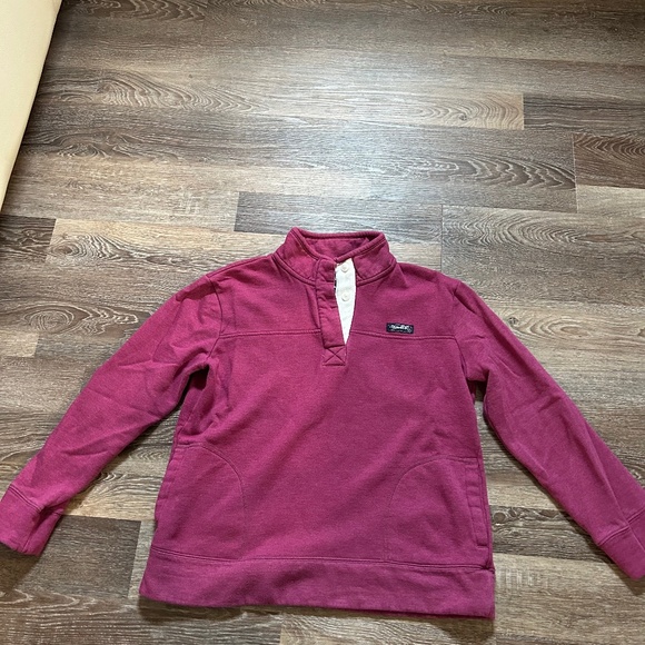 State of Mine Florida Pullover 1/4 Button Sweatshirt Women’s Size Medium - Picture 1 of 6